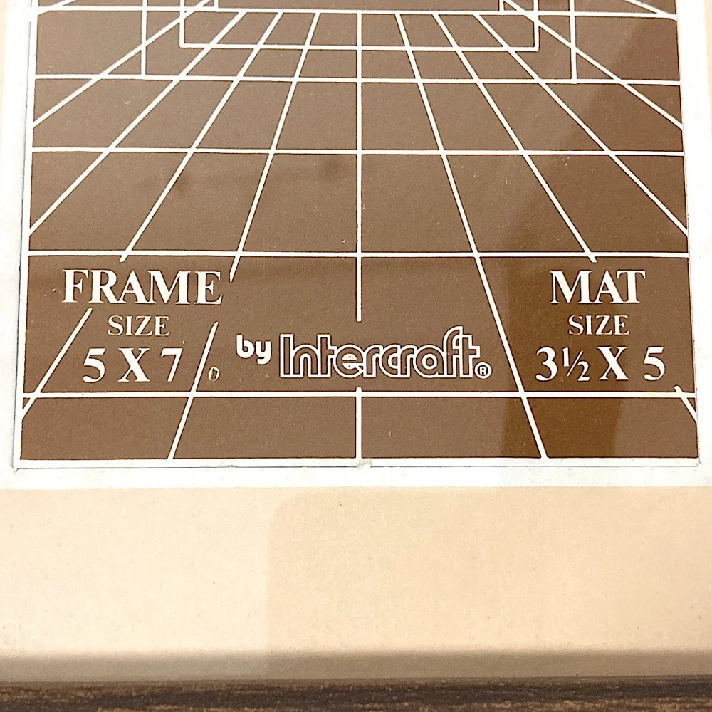 ⭐️ 5” x 7” Wooden Picture Frame Hangable All Purpose All Wood